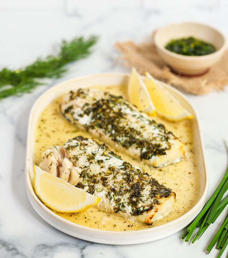 Herby Baked Cod