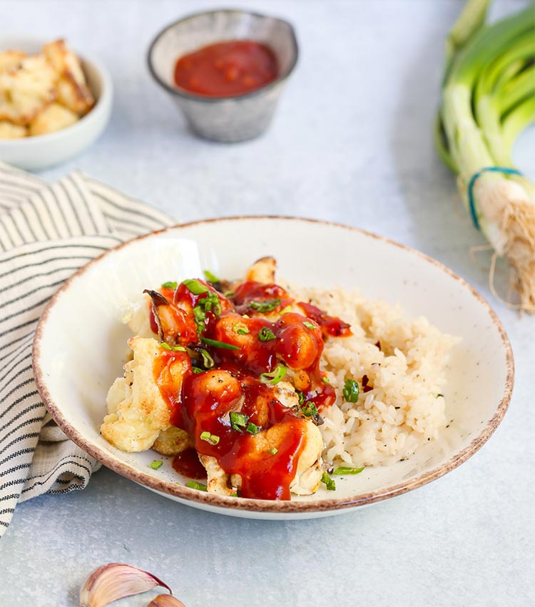 Sweet & Sour Cauliflower Bites